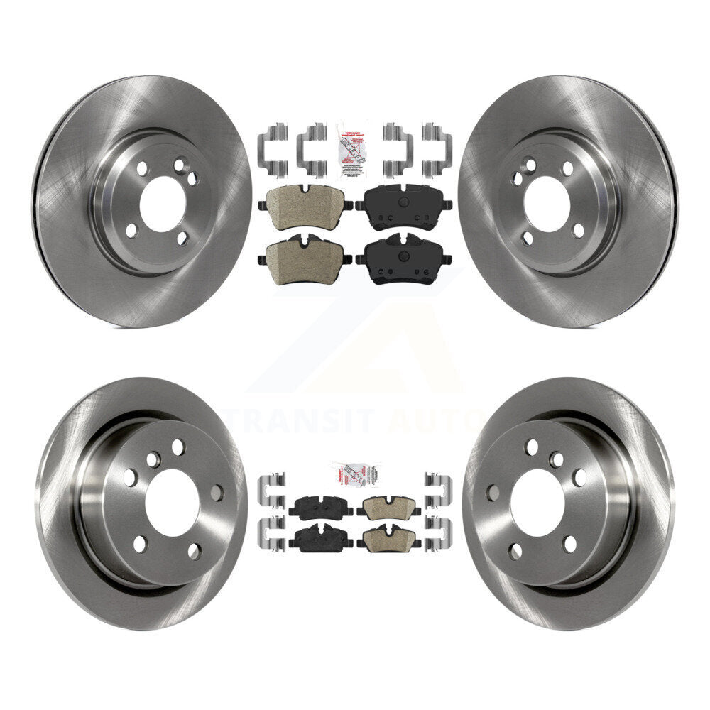 Kit de plaquettes de frein et rotor de frein en céramique, semi-métalliques, avant et arrière, pour Mini Cooper 2.0L/1.5