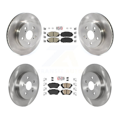 Kit de plaquettes en céramique et de rotors de frein à disque avant et arrière, pour Toyota Corolla K8A-106220