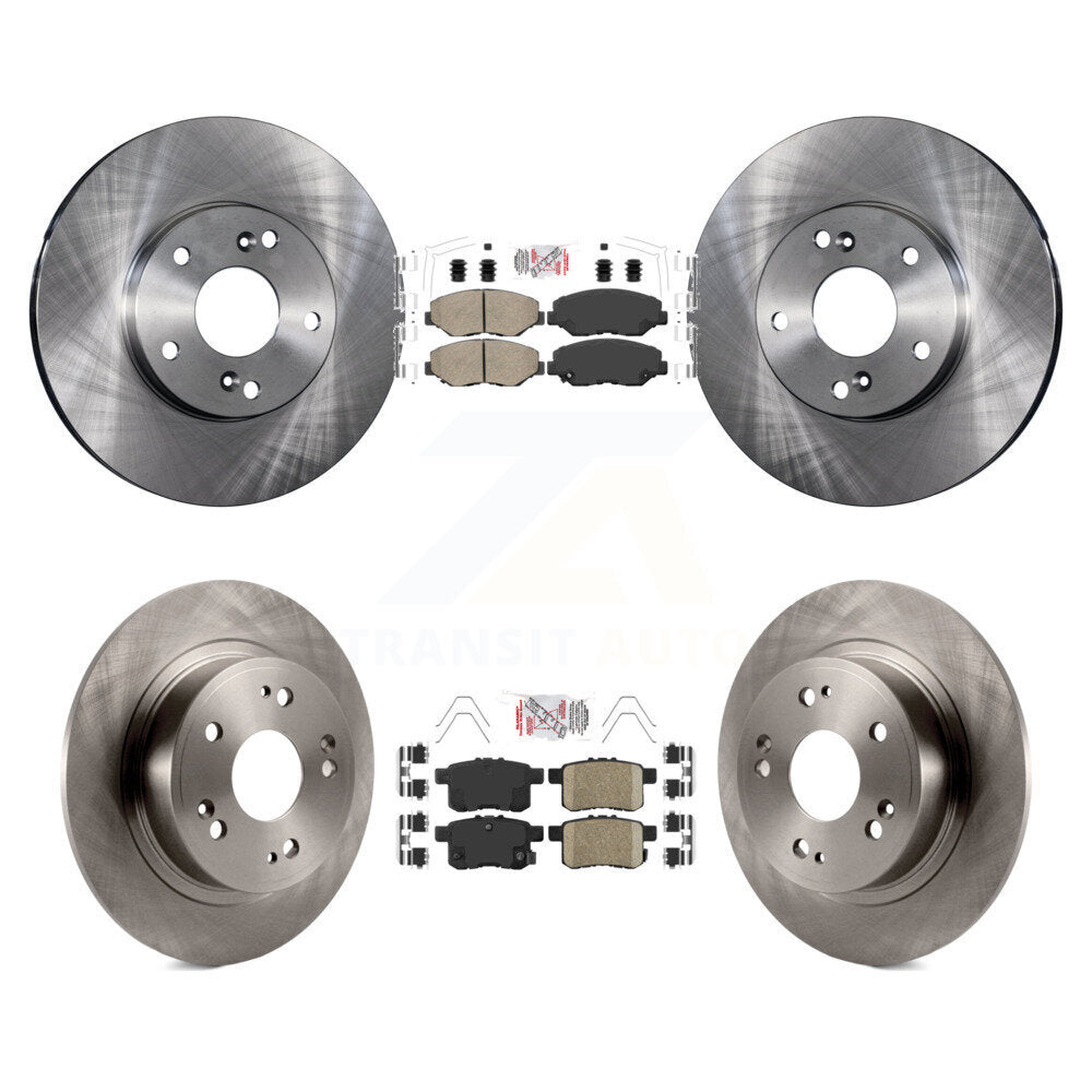 Kit de plaquettes en céramique et de rotors de frein à disque avant et arrière, pour Honda Accord K8A-106222