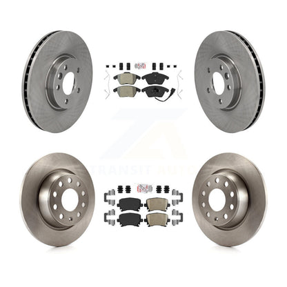 Kit de plaquettes en céramique et de disques de frein à disque, semi-métalliques avant et arrière, pour Volkswagen C
