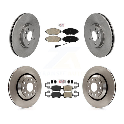 Kit de plaquettes en céramique et de rotors de frein à disque avant et arrière, pour Volkswagen CC K8A-106237
