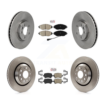 Kit de plaquettes en céramique et de rotors de frein à disque avant et arrière, pour Volkswagen CC K8A-106238