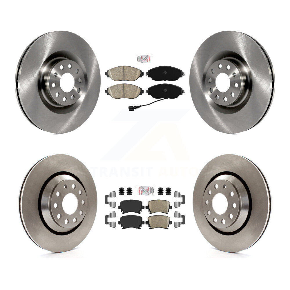 Kit de plaquettes en céramique et de disques de frein avant et arrière, pour Volkswagen CC 3,6 l 2012