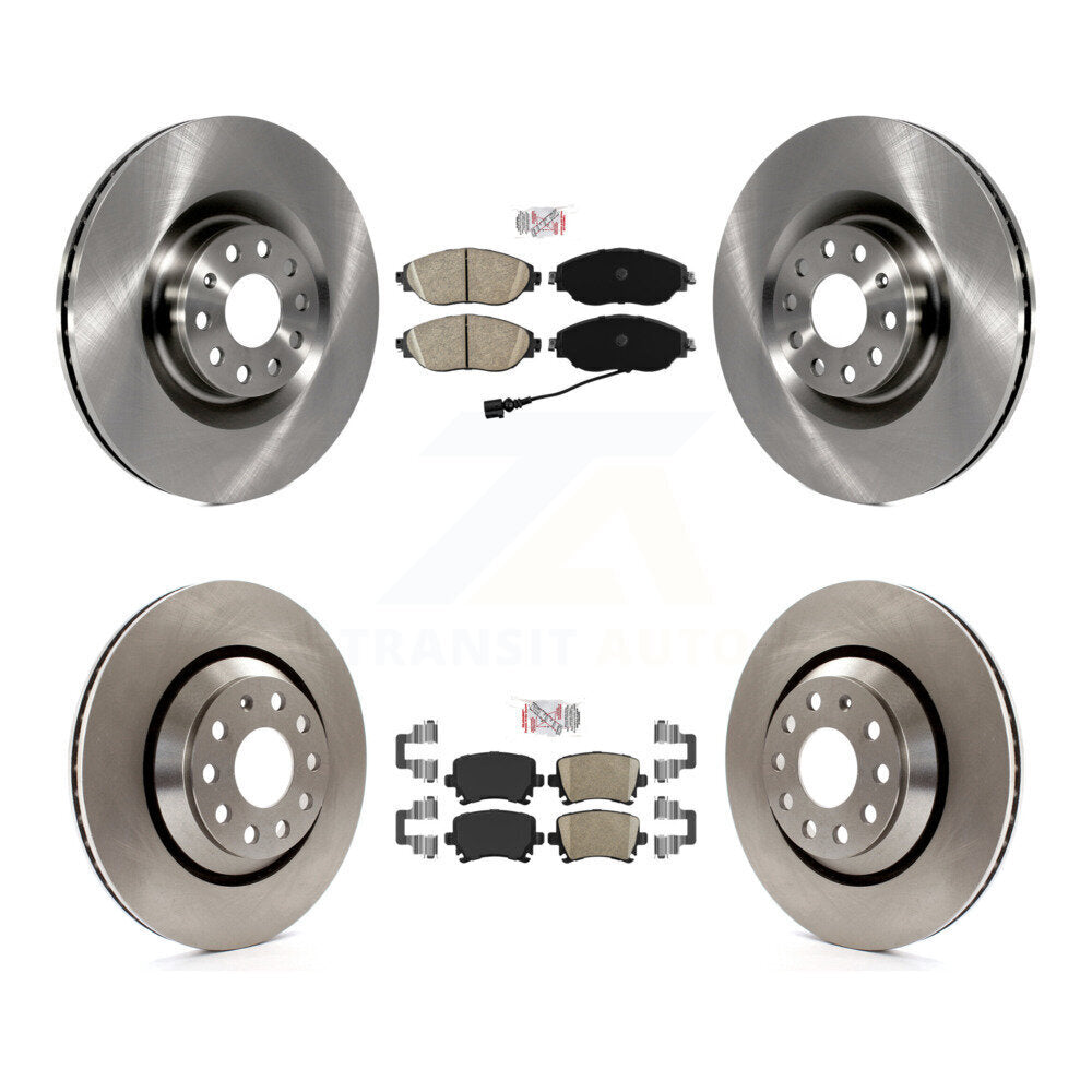 Kit de plaquettes en céramique et de disques de frein avant et arrière, pour Volkswagen CC 3,6 l 2012