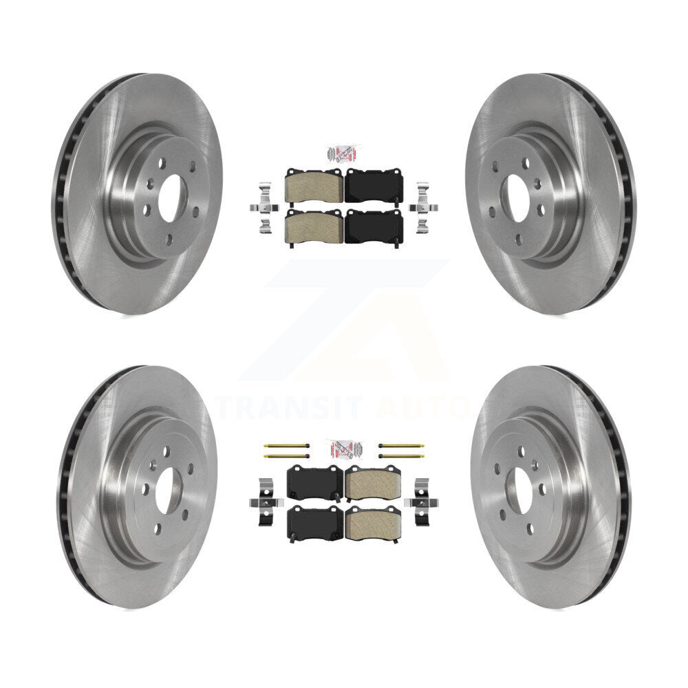 Kit de rotors de frein à plaquettes semi-métalliques avant et arrière pour Tesla X S avec étrier Brembo
