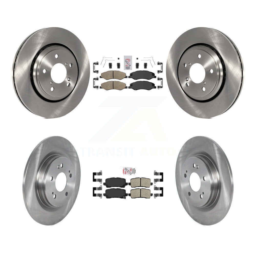 Kit de plaquettes en céramique et de rotors de frein à disque avant et arrière, pour Honda Odyssey 2021 – 2023