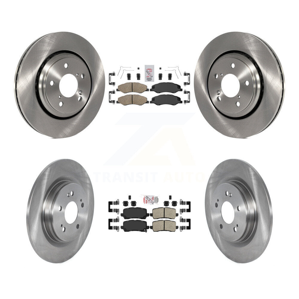 Kit de plaquettes en céramique et de rotors de frein à disque avant et arrière, pour Honda Odyssey 2021 – 2023