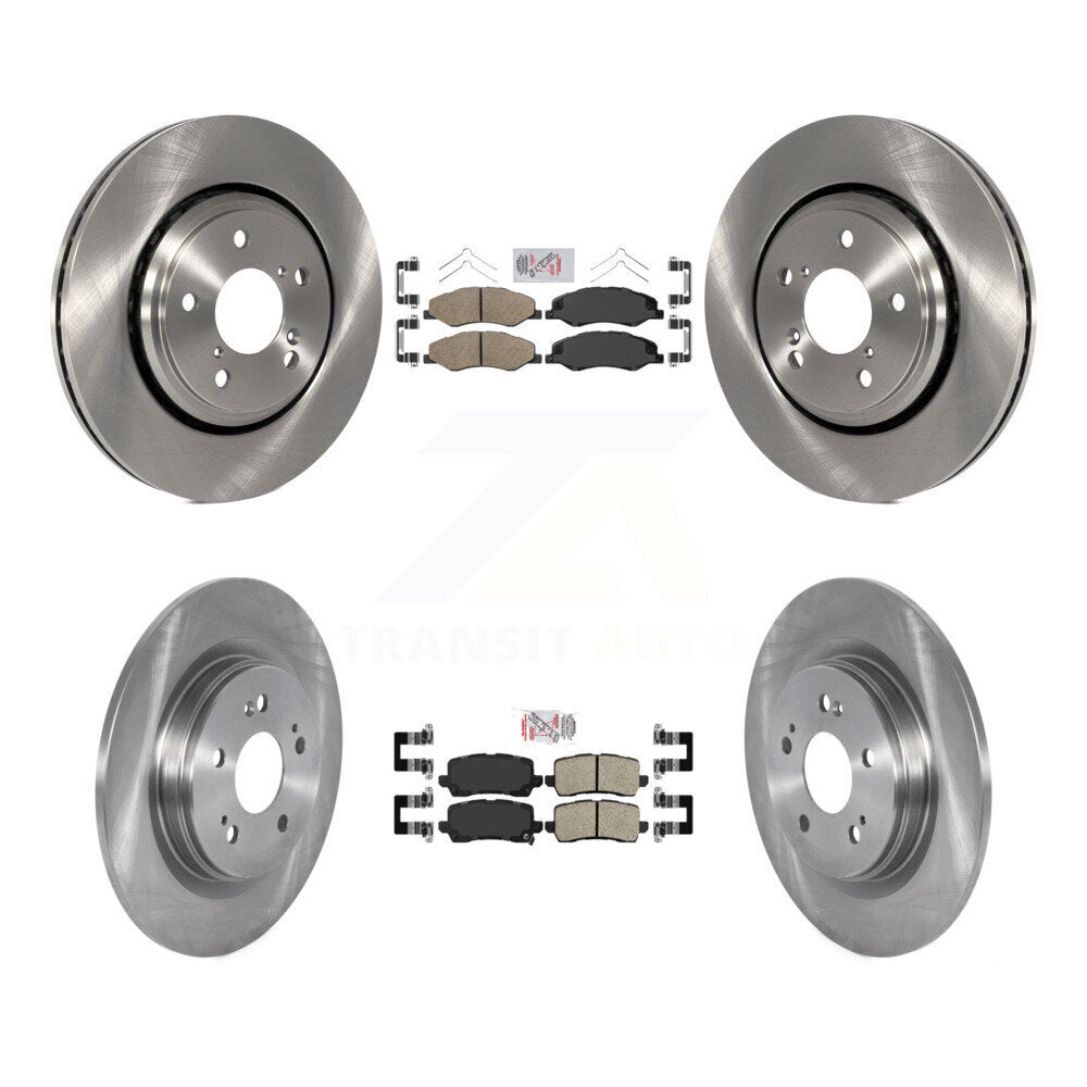 Kit de plaquettes en céramique et de rotors de frein à disque avant et arrière, pour Honda Odyssey 2021 – 2023