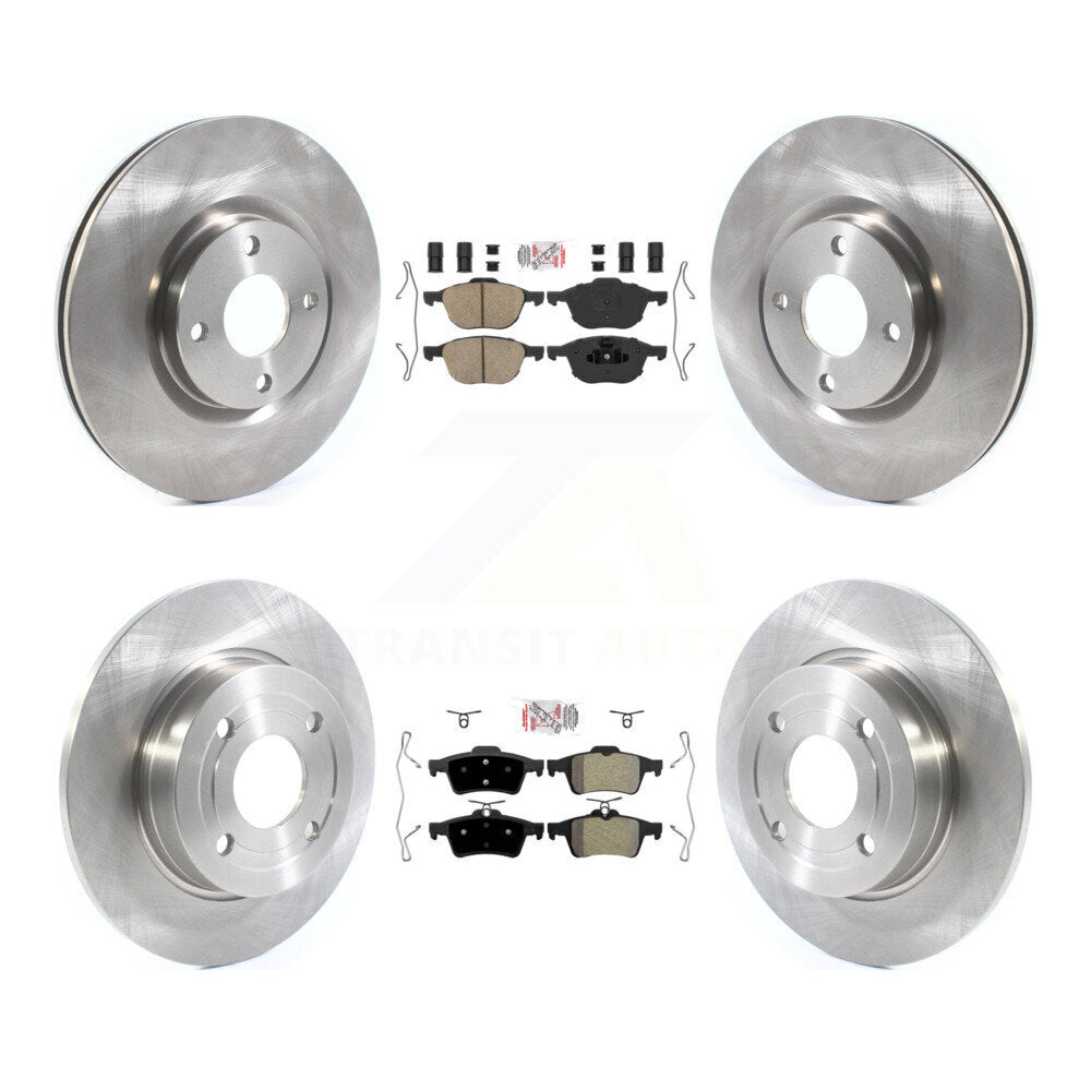 Kit de Rotor de frein à plaquettes semi-métalliques avant et arrière en céramique, pour Ford EcoSport FW 18-21