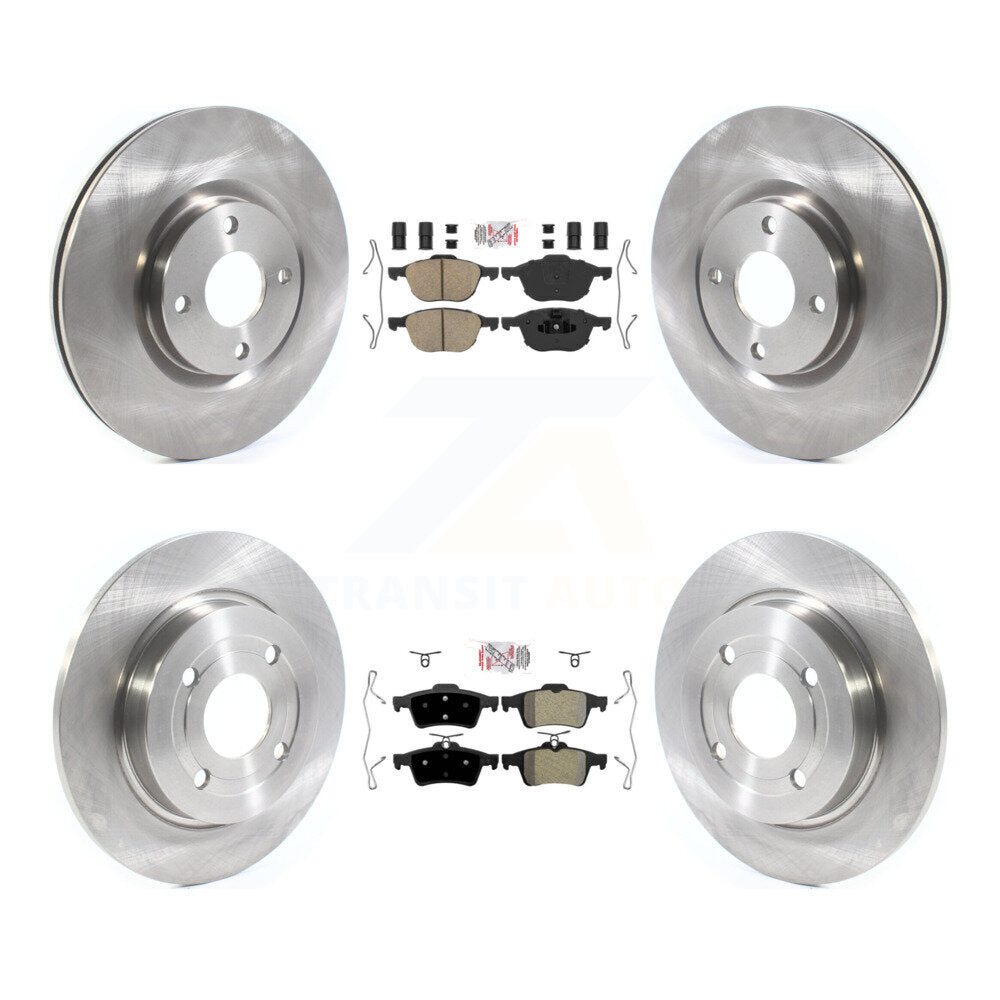 Kit de Rotor de frein à plaquettes semi-métalliques avant et arrière en céramique, pour Ford EcoSport AW 18-22
