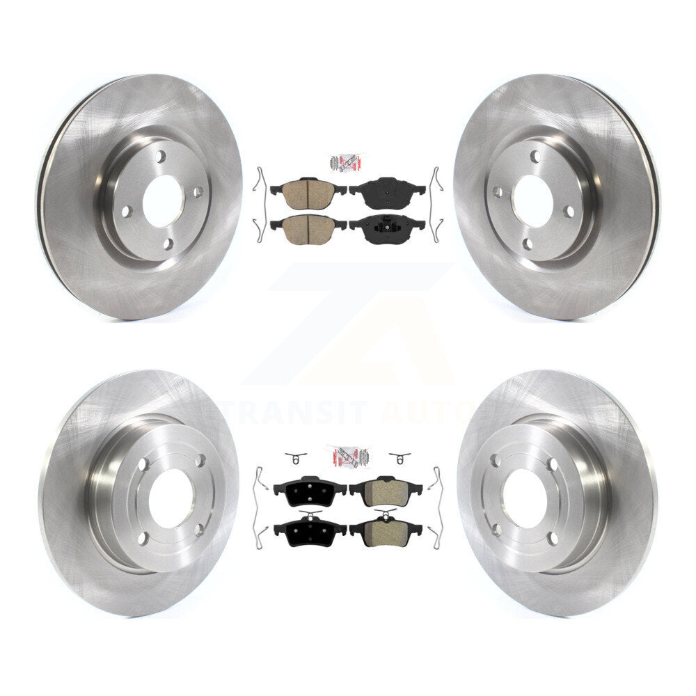 Kit de Rotor de frein à plaquettes semi-métalliques avant et arrière en céramique, pour Ford EcoSport FW 18-21
