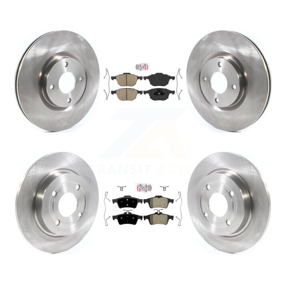 Kit de Rotor de frein à plaquettes semi-métalliques avant et arrière en céramique, pour Ford EcoSport AW 18-22