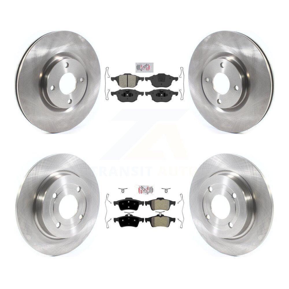 Kit de plaquettes semi-métalliques avant et arrière et rotor de frein pour Ford EcoSport AW 2018 – 2022