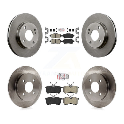 Kit de plaquettes semi-métalliques avant et arrière en céramique et disques de frein pour Ford Fiesta