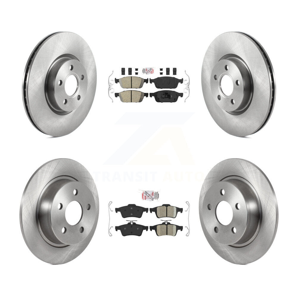 Kit de plaquettes en céramique et de disques de frein avant et arrière, pour Ford Transit Connect