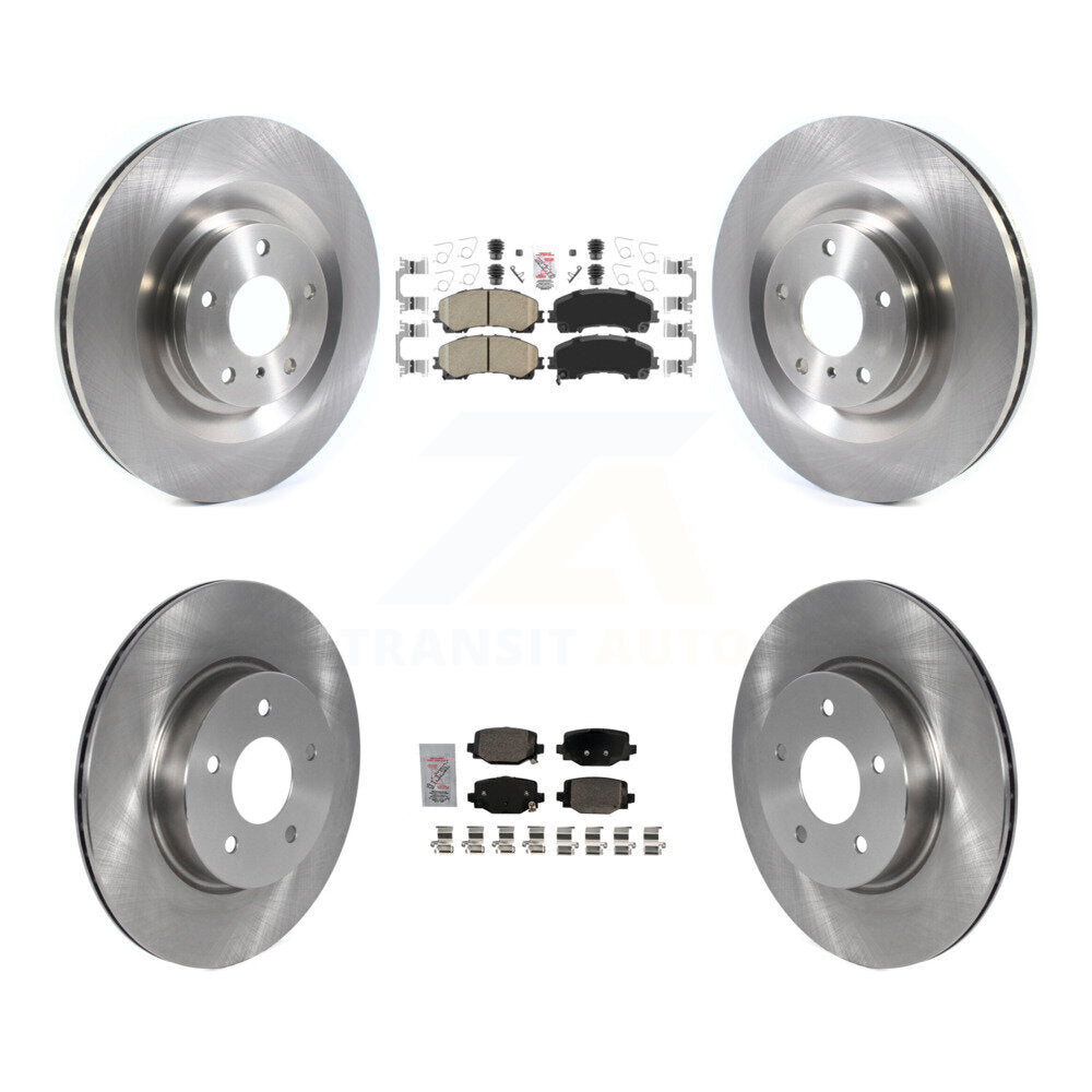 Kit de plaquettes en céramique et de rotors de frein à disque avant et arrière, pour INFINITI QX50 QX55