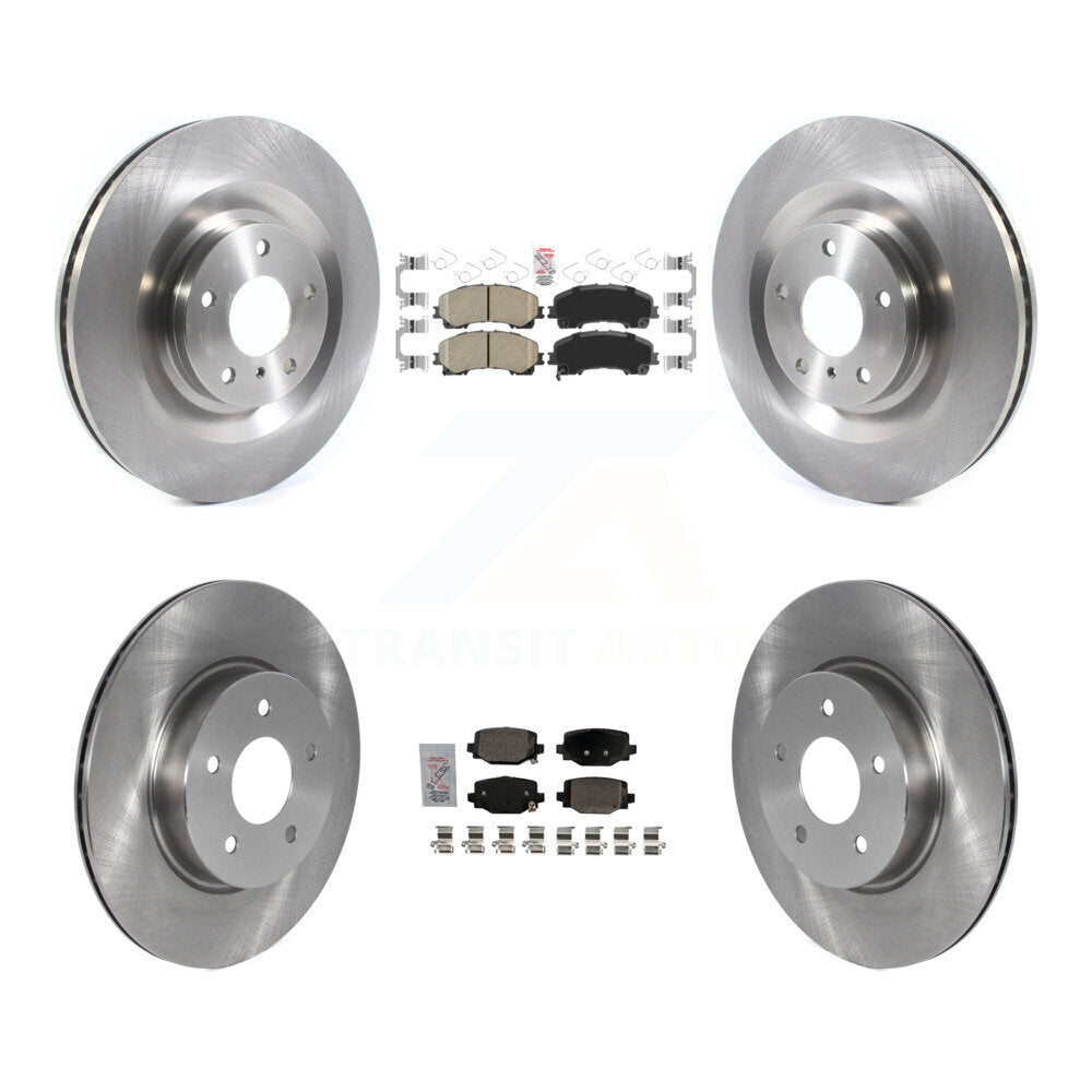 Kit de plaquettes en céramique et de rotors de frein à disque avant et arrière, pour INFINITI QX50 QX55