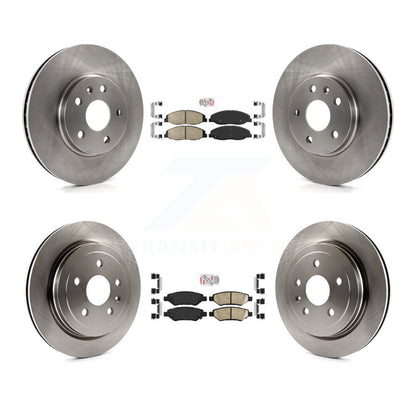 Kit de plaquettes en céramique et de rotors de frein à disque avant et arrière, pour Cadillac CTS K8A-106290