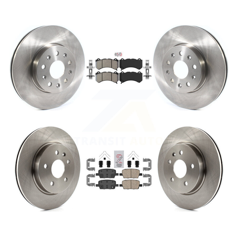 Kit de rotors de frein à plaquettes en céramique, semi-métalliques, avant et arrière, pour Chevrolet Camaro LT L