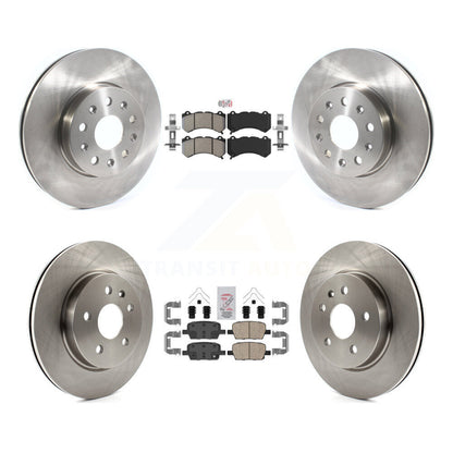 Kit de rotors de frein à plaquettes en céramique, semi-métalliques, avant et arrière, pour Chevrolet Camaro LT L