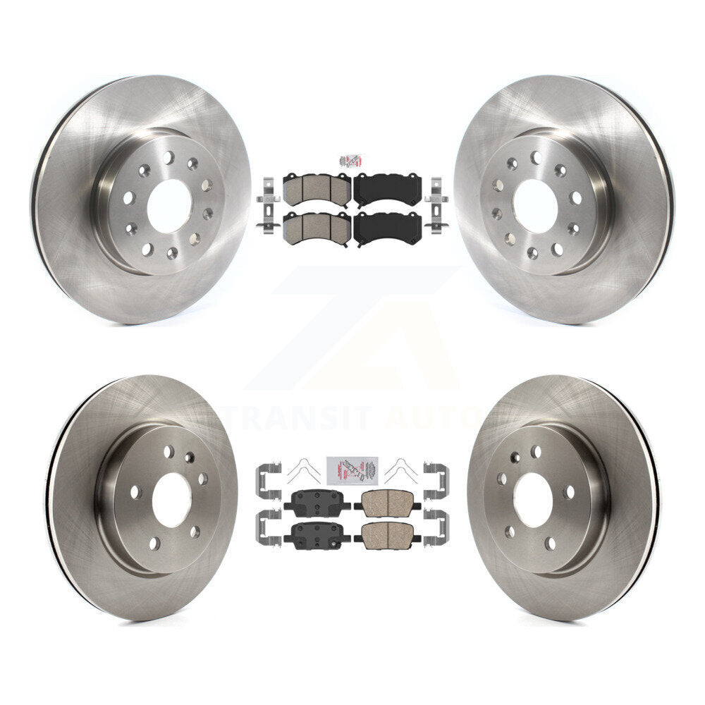 Kit de rotors de frein à plaquettes en céramique, semi-métalliques, avant et arrière, pour Chevrolet Camaro LT L