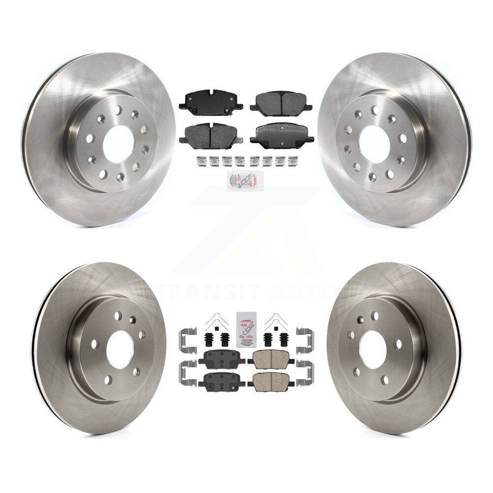 Kit de plaquettes en céramique et de rotors de frein à disque avant et arrière, pour Chevrolet Camaro
