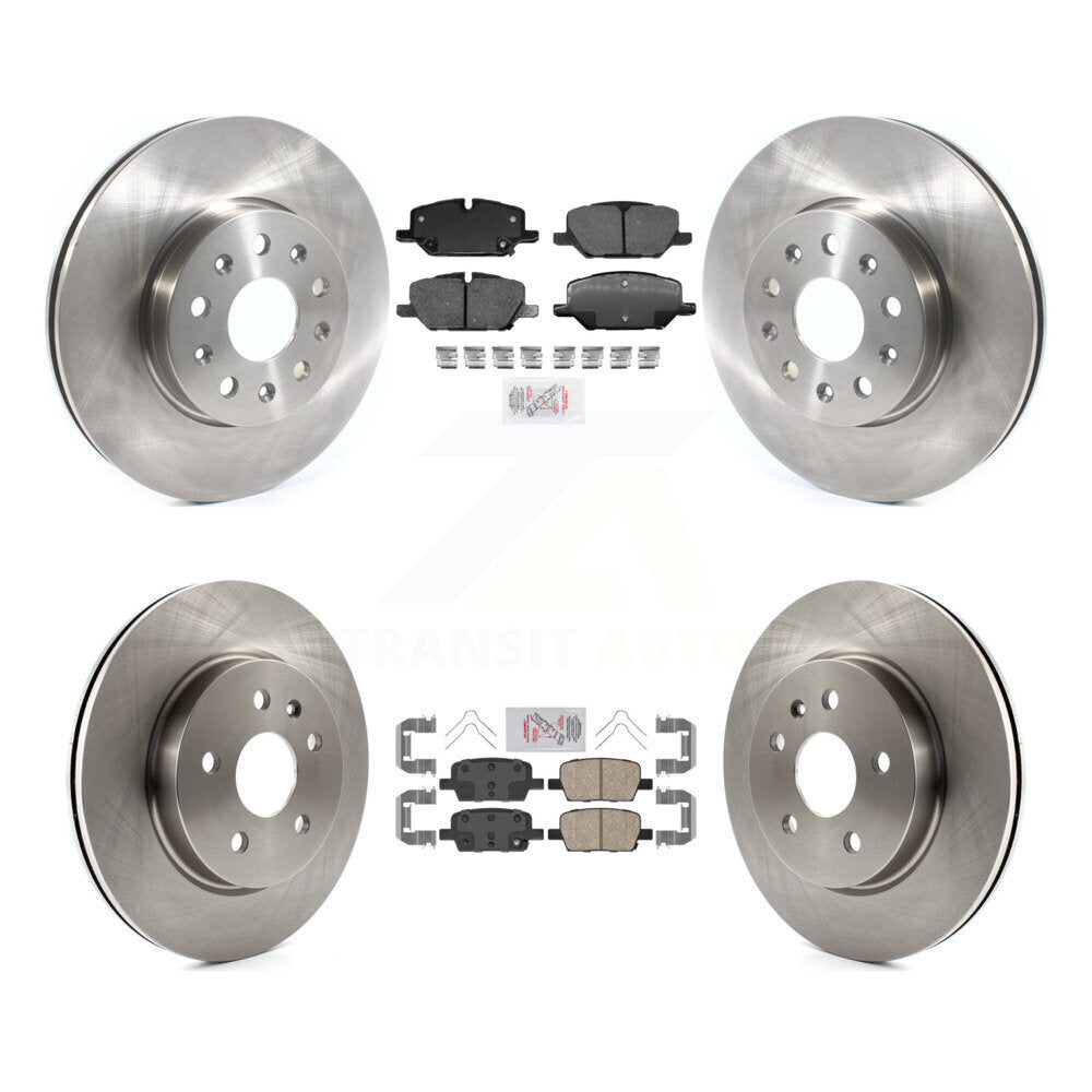 Kit de plaquettes en céramique et de rotors de frein à disque avant et arrière, pour Chevrolet Camaro