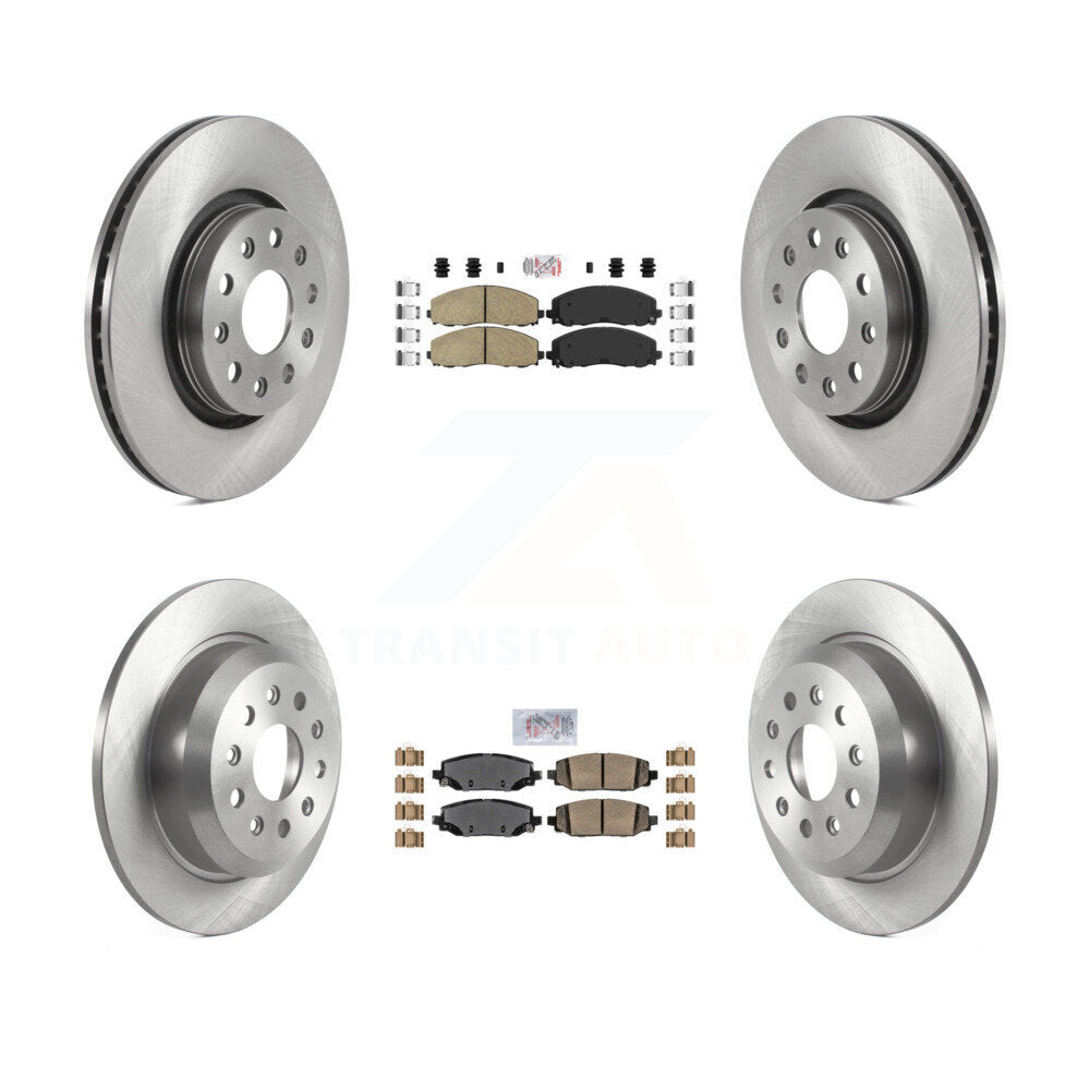 Kit de rotors de frein à disque en céramique avant et arrière, pour Jeep Wrangler Rubico 2018 – 2020