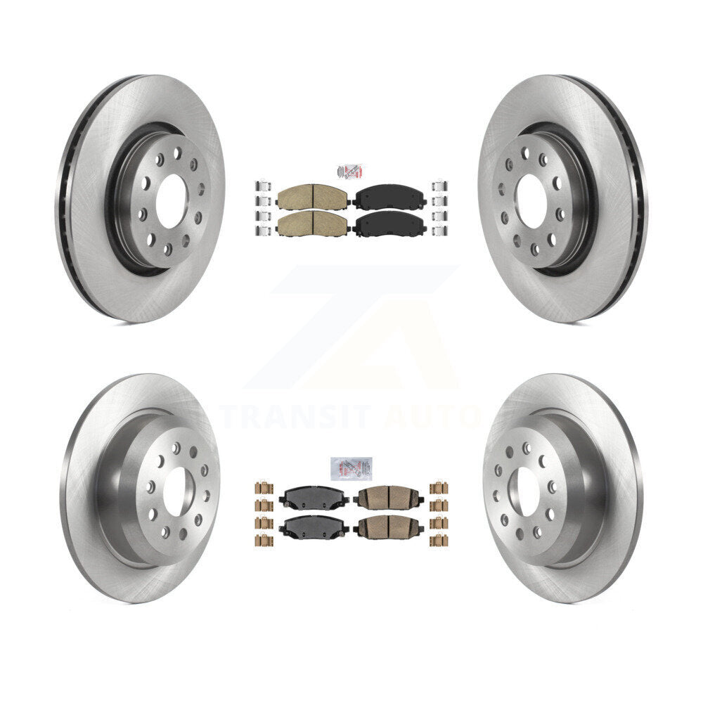 Kit de rotors de frein à disque en céramique avant et arrière, pour Jeep Wrangler Rubico 2018 – 2020