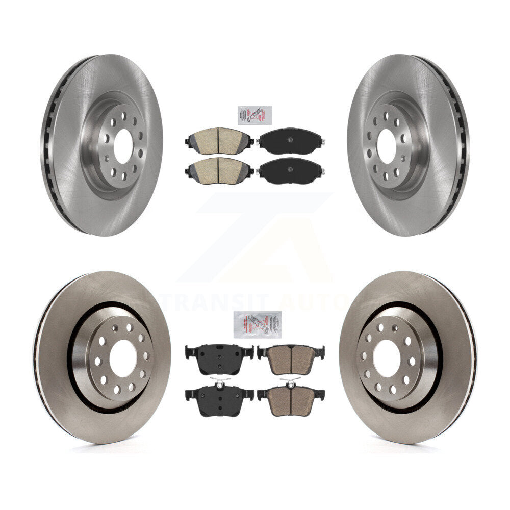 Kit de plaquettes en céramique et de disques de frein avant et arrière, pour Volkswagen Golf 2017 – 2019