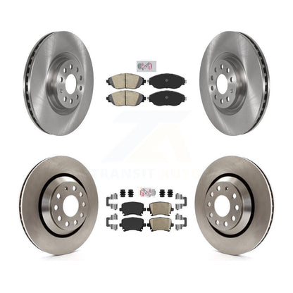 Kit de plaquettes en céramique et de disques de frein avant et arrière, pour Volkswagen GTI K8A-106307
