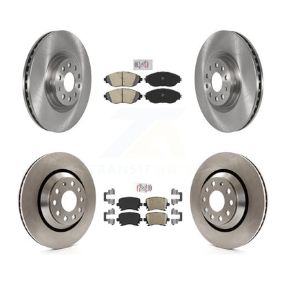 Kit de plaquettes en céramique et de disques de frein avant et arrière, pour Volkswagen GTI K8A-106308