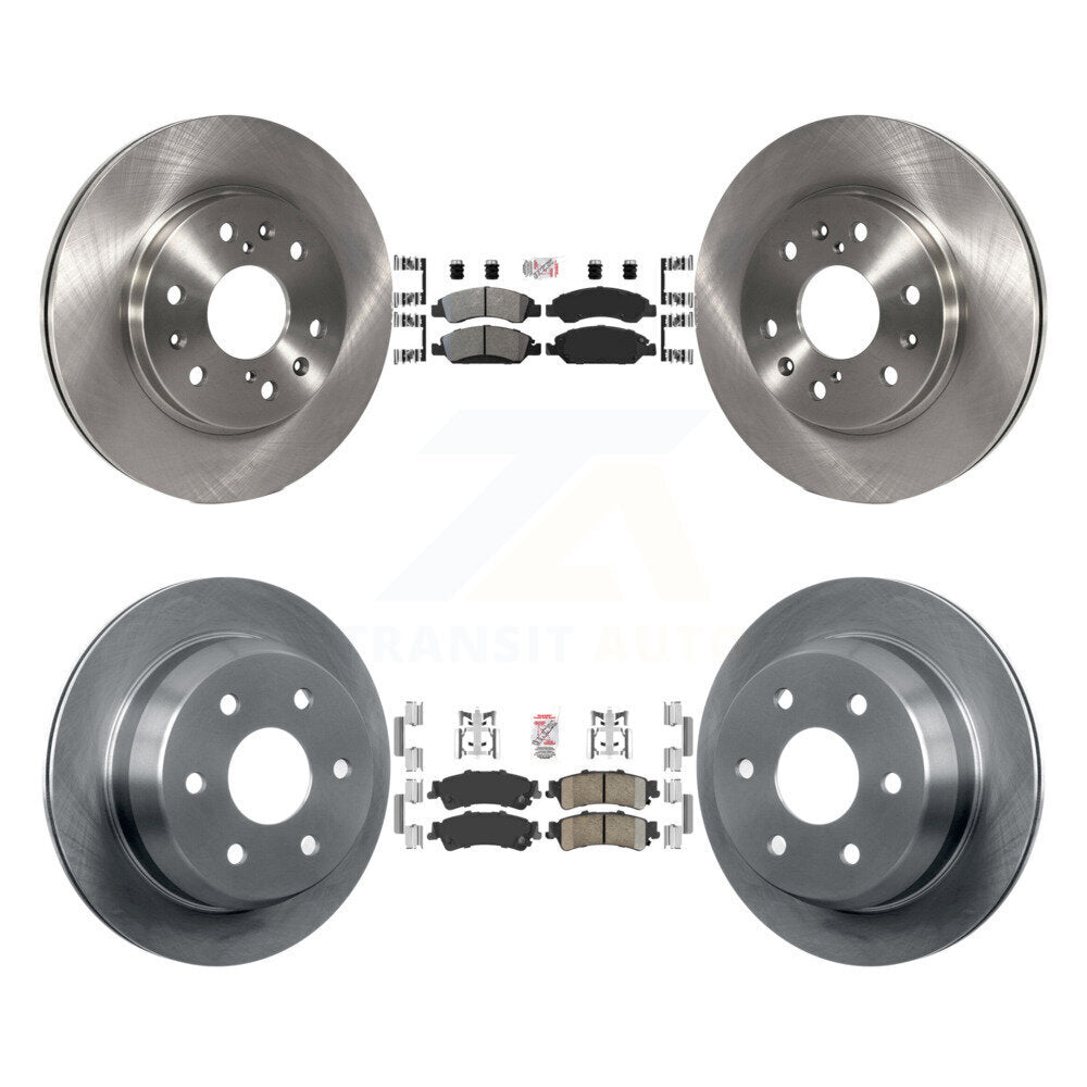 Kit de Rotor de frein à plaquettes en céramique, semi-métallique, avant et arrière, pour Chevrolet Silverado GM
