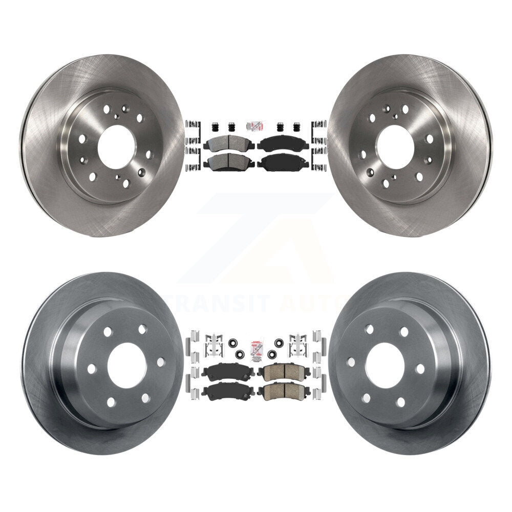 Kit de Rotor de frein à plaquettes en céramique, semi-métallique, avant et arrière, pour Chevrolet Silverado GM