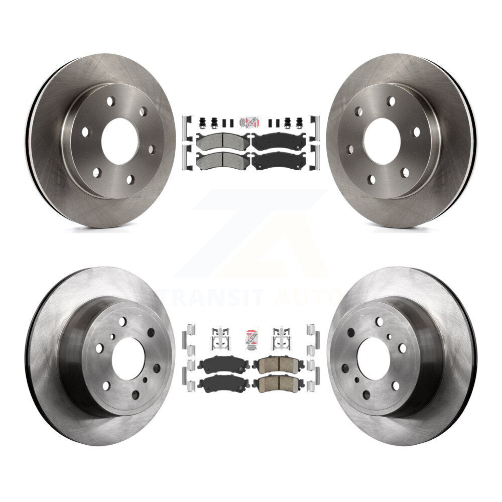 Kit de Rotor de frein à plaquettes en céramique, semi-métallique, avant et arrière, pour GMC Sierra 1500 Classi