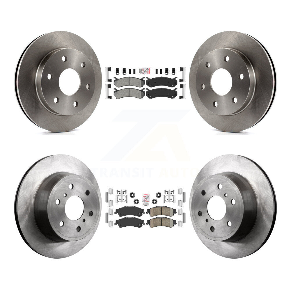 Kit de Rotor de frein à plaquettes en céramique, semi-métallique, avant et arrière, pour GMC Sierra 1500 Classi