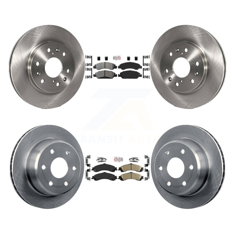 Kit de Rotor de frein à plaquettes en céramique, semi-métallique, avant et arrière, pour Chevrolet Silverado GM
