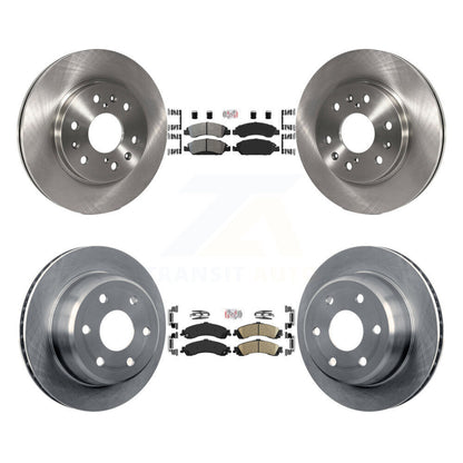 Kit de Rotor de frein à plaquettes en céramique, semi-métallique, avant et arrière, pour Chevrolet Silverado GM