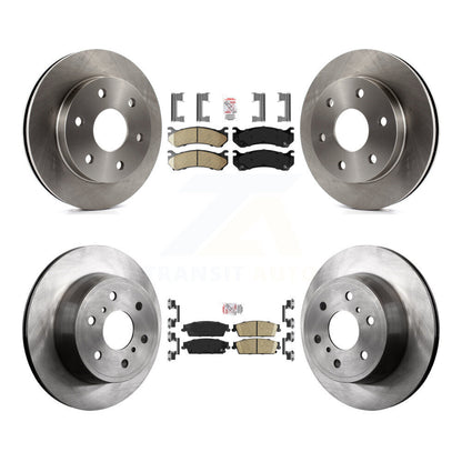 Kit de plaquettes en céramique et de rotors de frein à disque avant et arrière, pour Chevrolet Silverado 1500