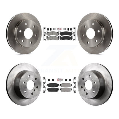 Kit de plaquettes semi-métalliques avant et arrière et Rotor de frein à disque, pour Chevrolet Silverado 150