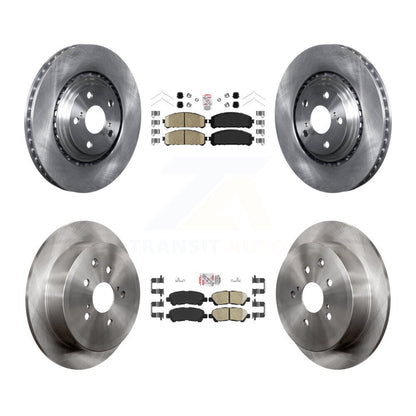 Kit de plaquettes en céramique et de rotors de frein à disque avant et arrière, pour Toyota Highlander