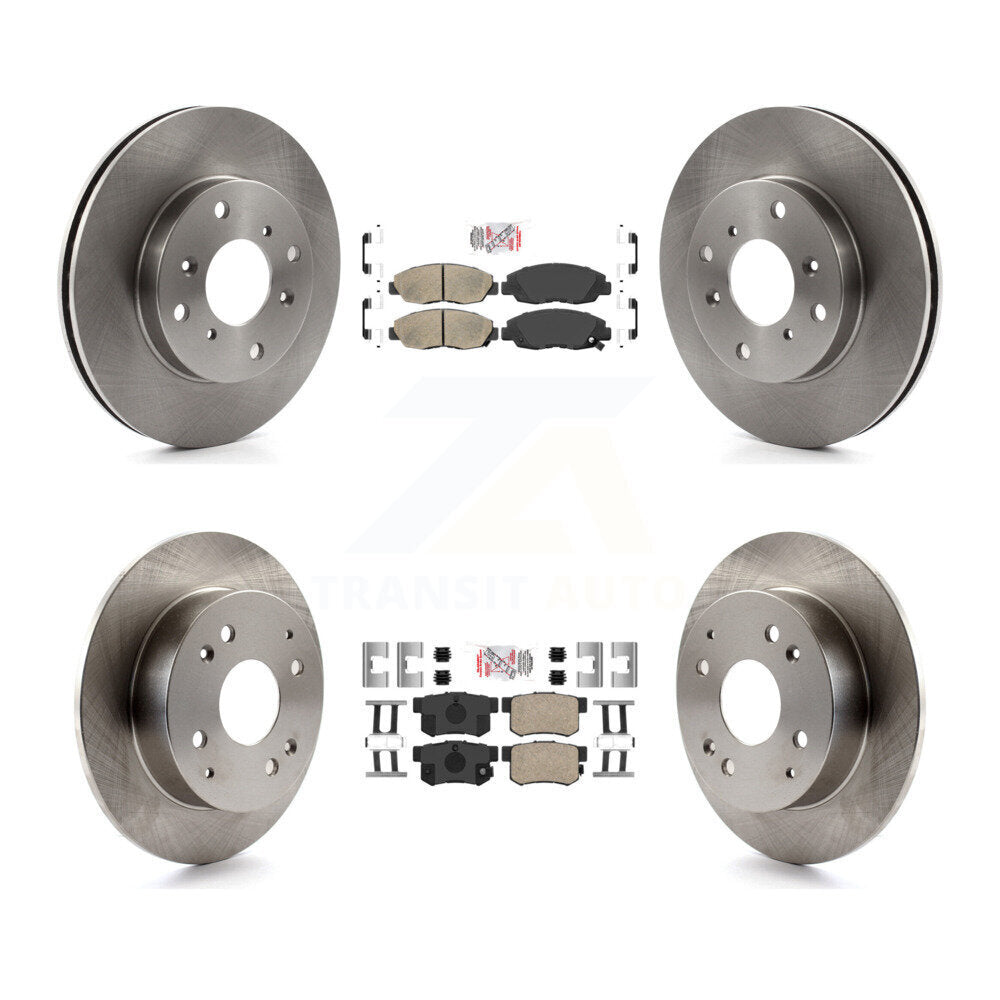 Kit de plaquettes en céramique et de rotors de frein avant et arrière, pour Honda Accord Sedan 98-02 avec 2.3