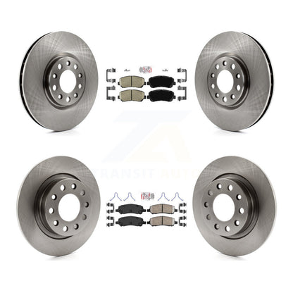 Kit de plaquettes en céramique et de rotors de frein à disque avant et arrière, pour Dodge Dart 2013 – 2016