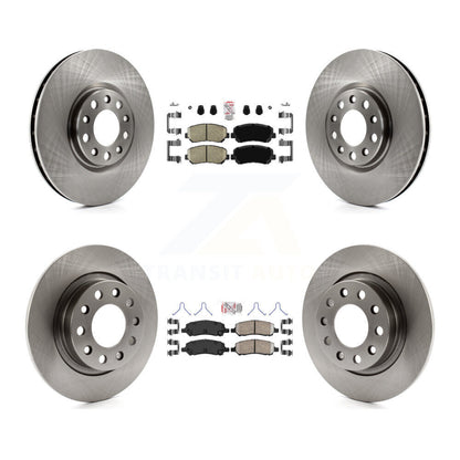 Kit de plaquettes en céramique et de rotors de frein à disque avant et arrière, pour Dodge Dart 2013 – 2016