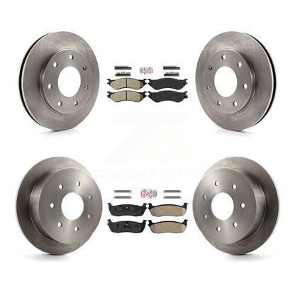 Kit de rotors de frein à disque et plaquettes semi-métalliques avant et arrière, pour Ford F-150 F-250 HD 4W