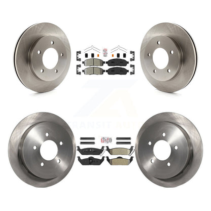 Kit de plaquettes semi-métalliques avant et arrière et disques de frein pour Ford F-150 4WD 2004
