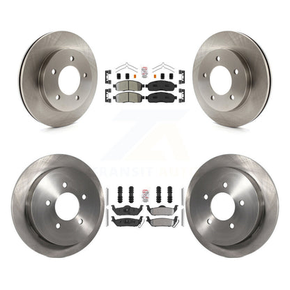 Kit de plaquettes semi-métalliques avant et arrière et disques de frein pour Ford F-150 4WD 2004