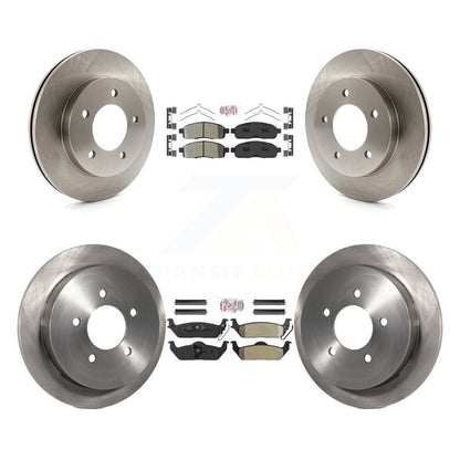 Kit de plaquettes semi-métalliques avant et arrière et disques de frein pour Ford F-150 4WD 2004