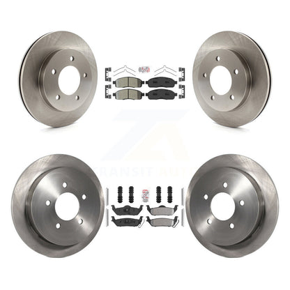 Kit de plaquettes semi-métalliques avant et arrière et disques de frein pour Ford F-150 4WD 2004