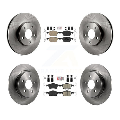 Kit de plaquettes en céramique et de rotors de frein à disque avant et arrière, pour Ford Focus K8A-106390